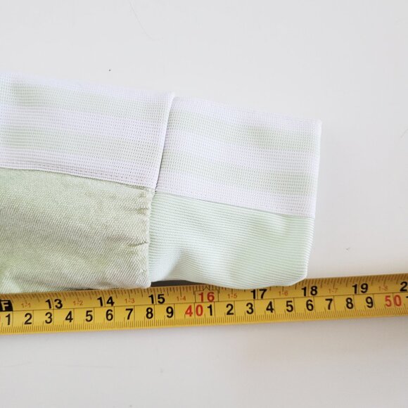 Adidas Originals Light Green Velvet Crop Zip-up Track Jacket - Size M - Picture 12 of 12